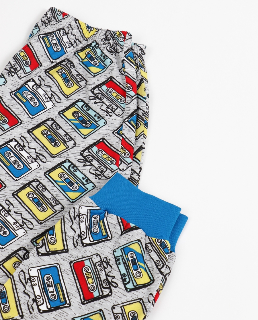 DIVER Pijama Manga Larga Music para Niño AZUL DIVER Pijama Manga Larga Music para Niño AZUL