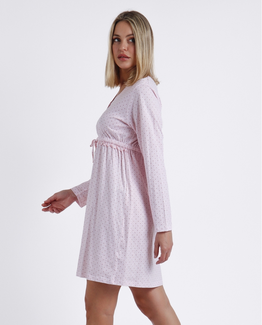 ADMAS CLASSIC Camisola Manga Larga Stripes & Dots para Mujer ROSA ADMAS CLASSIC Camisola Manga Larga Stripes & Dots para Mujer ROSA