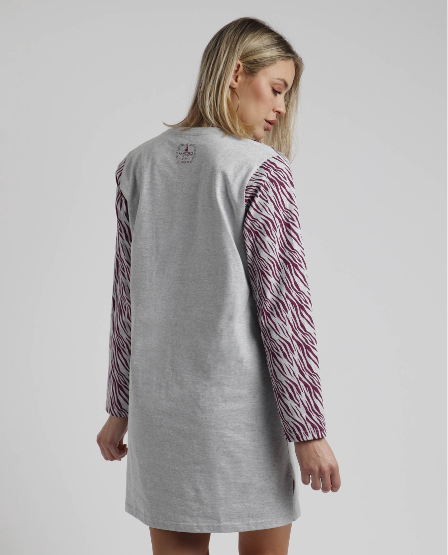 SANTORO Camisola Manga Larga Ruby Wild para Mujer GRIS JASPE SANTORO Camisola Manga Larga Ruby Wild para Mujer GRIS JASPE