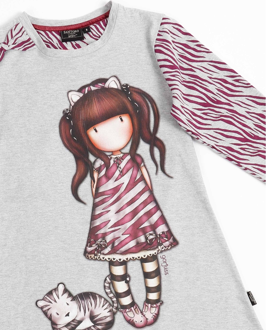 SANTORO Camisola Manga Larga Ruby Wild para Niña GRIS JASPE SANTORO Camisola Manga Larga Ruby Wild para Niña GRIS JASPE
