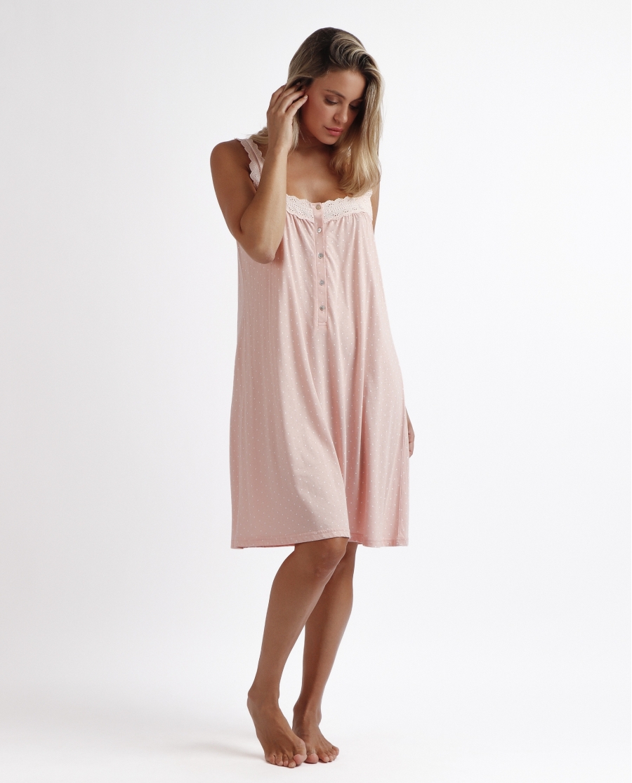 ADMAS CLASSIC Camisola Tirantes English Embroidery para Mujer ROSA