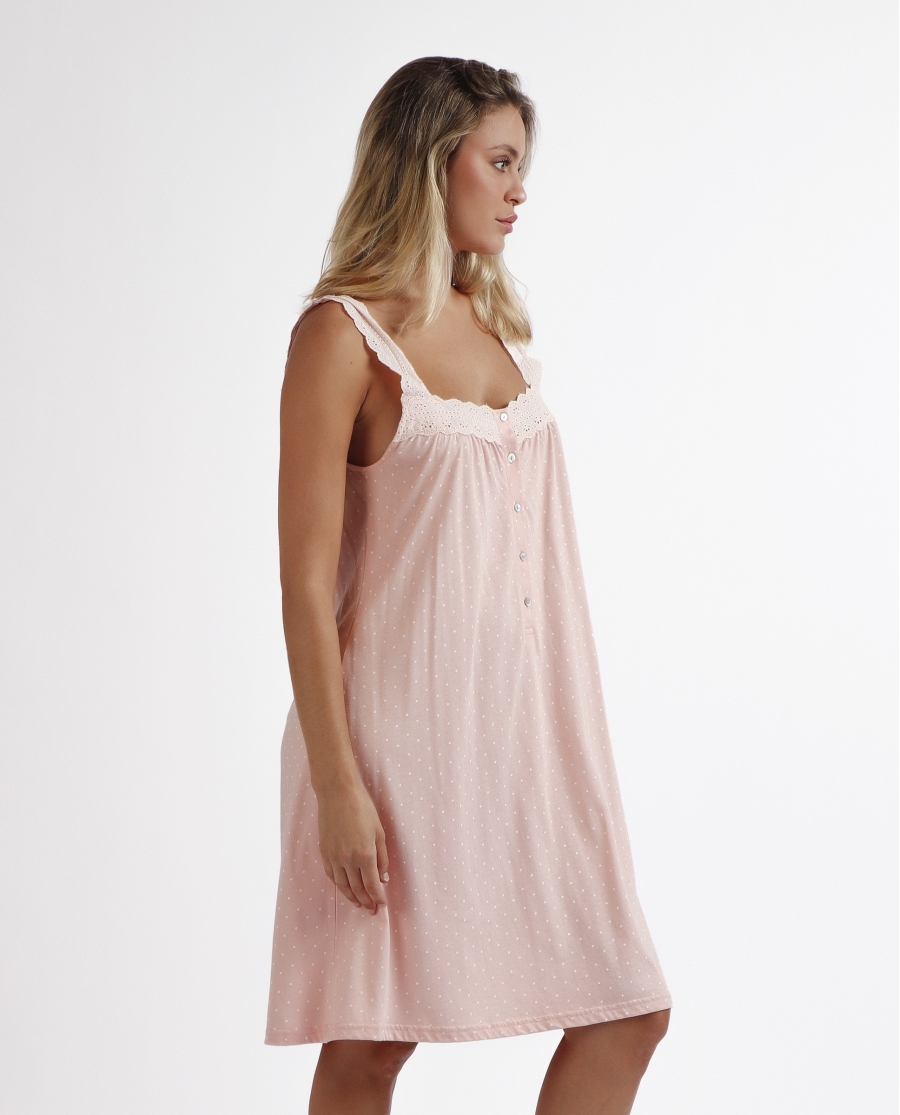 ADMAS CLASSIC Camisola Tirantes English Embroidery para Mujer ROSA