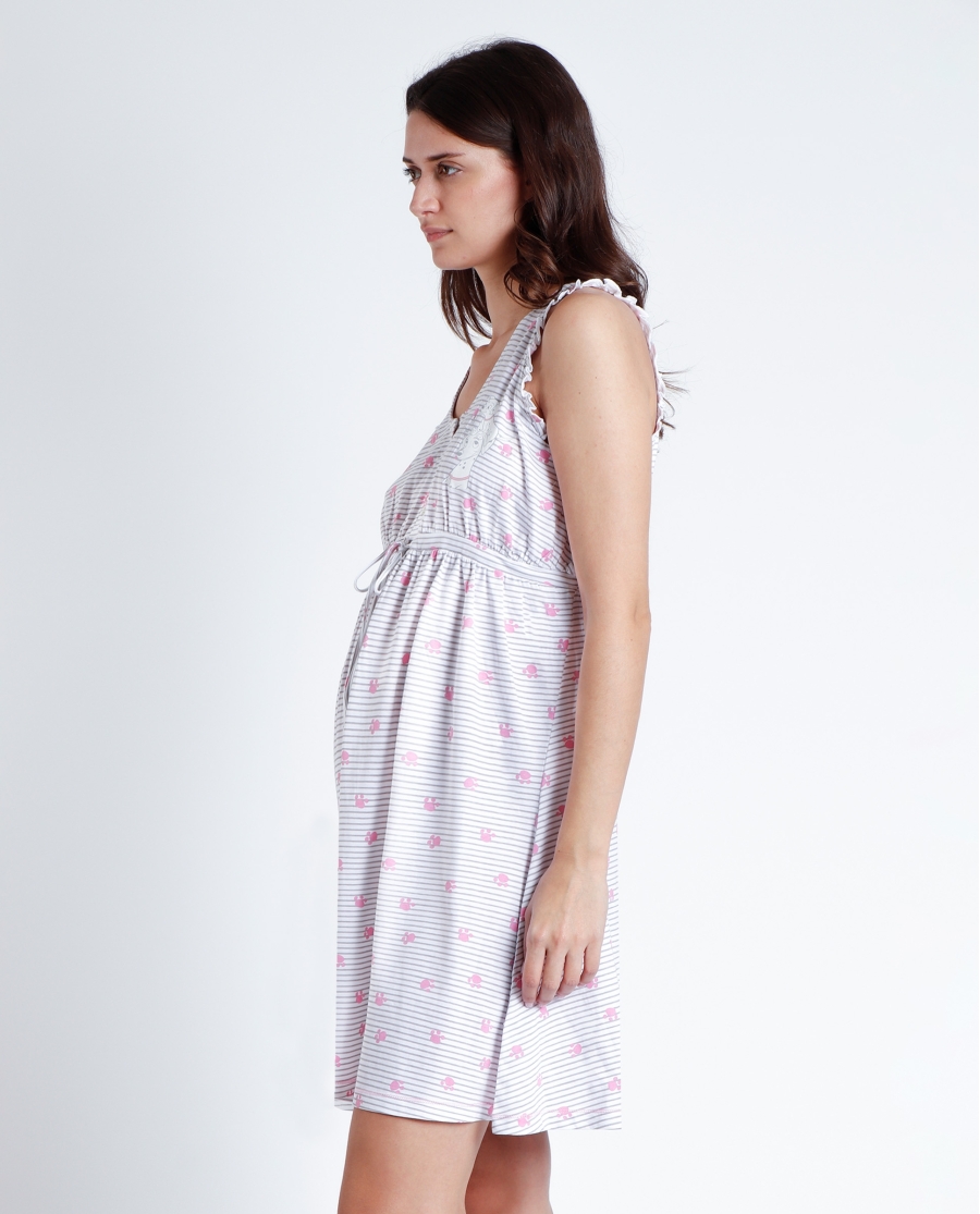 DISNEY Camisola Sin Manga Maternity Dalmatas para Mujer BLANCO DISNEY Camisola Sin Manga Maternity Dalmatas para Mujer BLANCO
