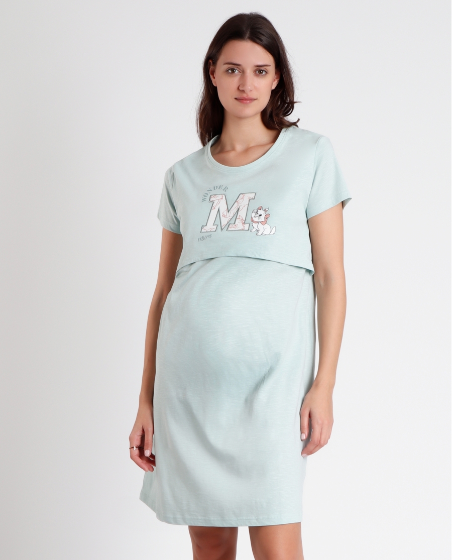 DISNEY Camisola Manga Corta Maternity Wonder Mum para Mujer AQUA DISNEY Camisola Manga Corta Maternity Wonder Mum para Mujer AQUA