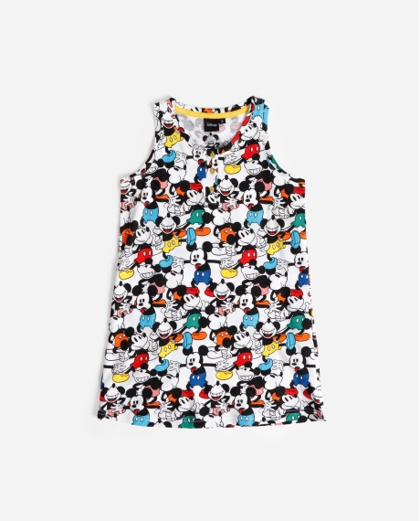 DISNEY Camisola Sin Mangas Mickey Fluor para Niña MULTICOLOR