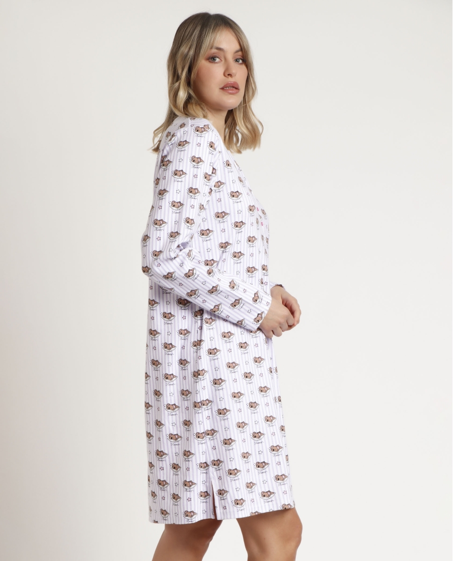 ADMAS Camisola Manga Larga All You Need Is Sleep para Mujer MALVA