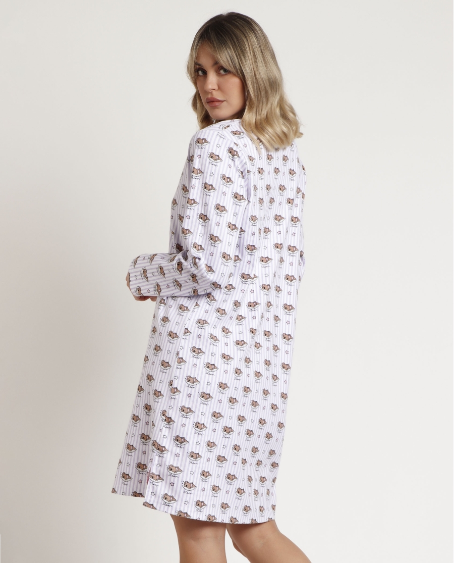 ADMAS Camisola Manga Larga All You Need Is Sleep para Mujer MALVA