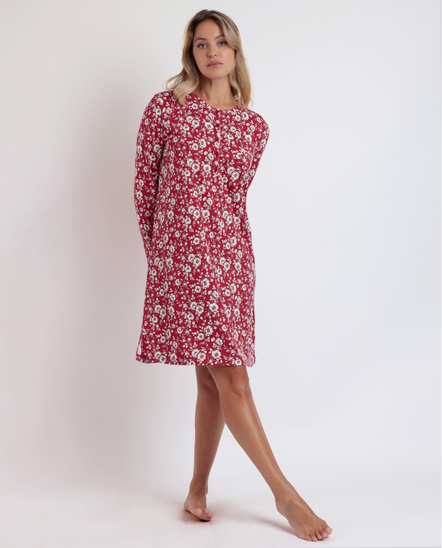 ADMAS GARDEN Camisola Manga Larga Romantic Winter para Mujer ROJO ADMAS GARDEN Camisola Manga Larga Romantic Winter para Mujer ROJO