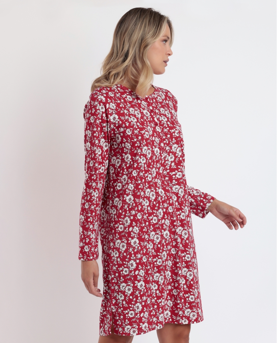 ADMAS GARDEN Camisola Manga Larga Romantic Winter para Mujer ROJO ADMAS GARDEN Camisola Manga Larga Romantic Winter para Mujer ROJO