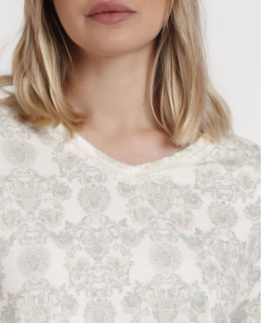 ADMAS CLASSIC Camisola Manga Larga Aqua para Mujer AQUA ADMAS CLASSIC Camisola Manga Larga Aqua para Mujer AQUA