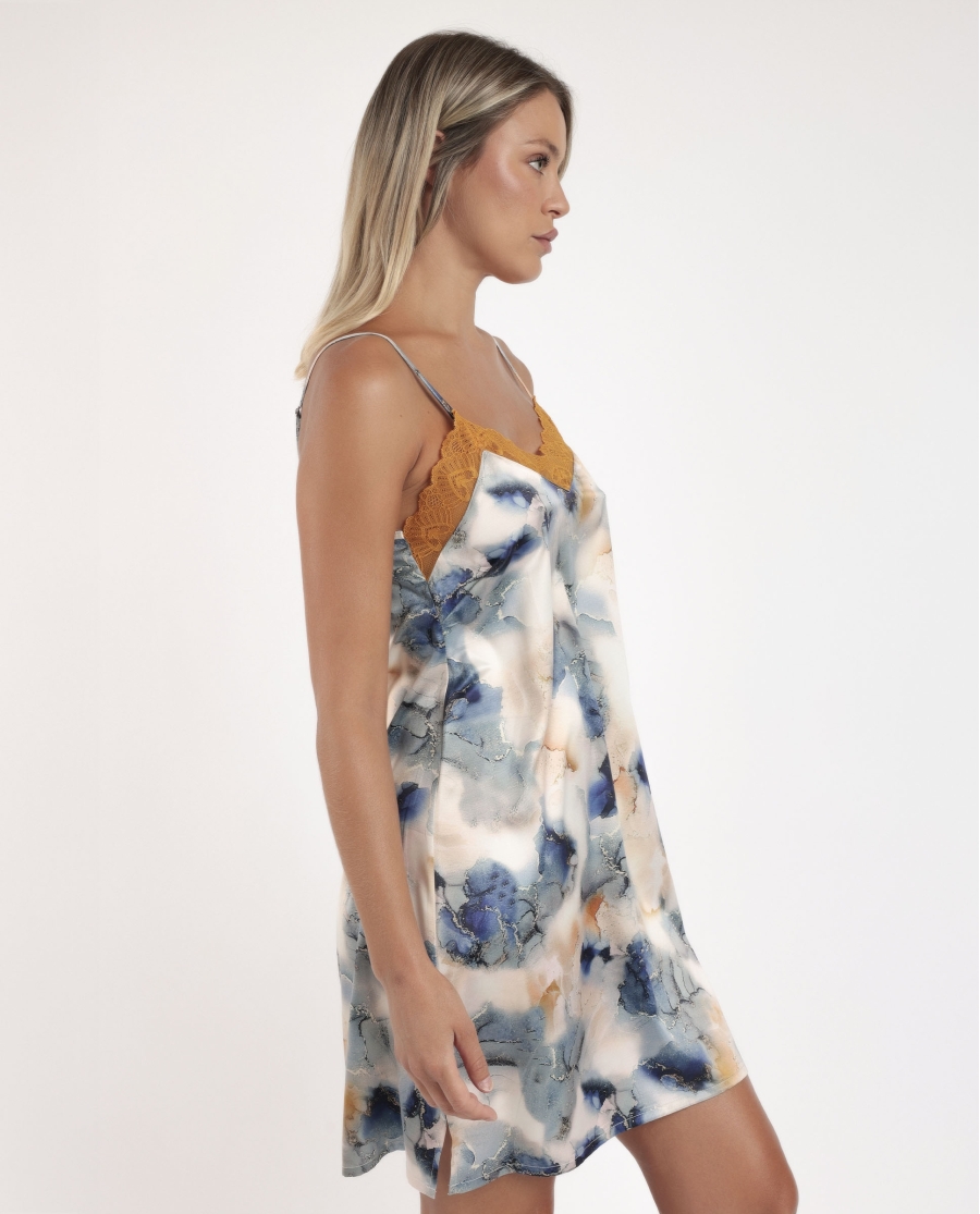 ADMAS LUXURY Camisola Tirantes Tile para Mujer MULTICOLOR ADMAS LUXURY Camisola Tirantes Tile para Mujer MULTICOLOR