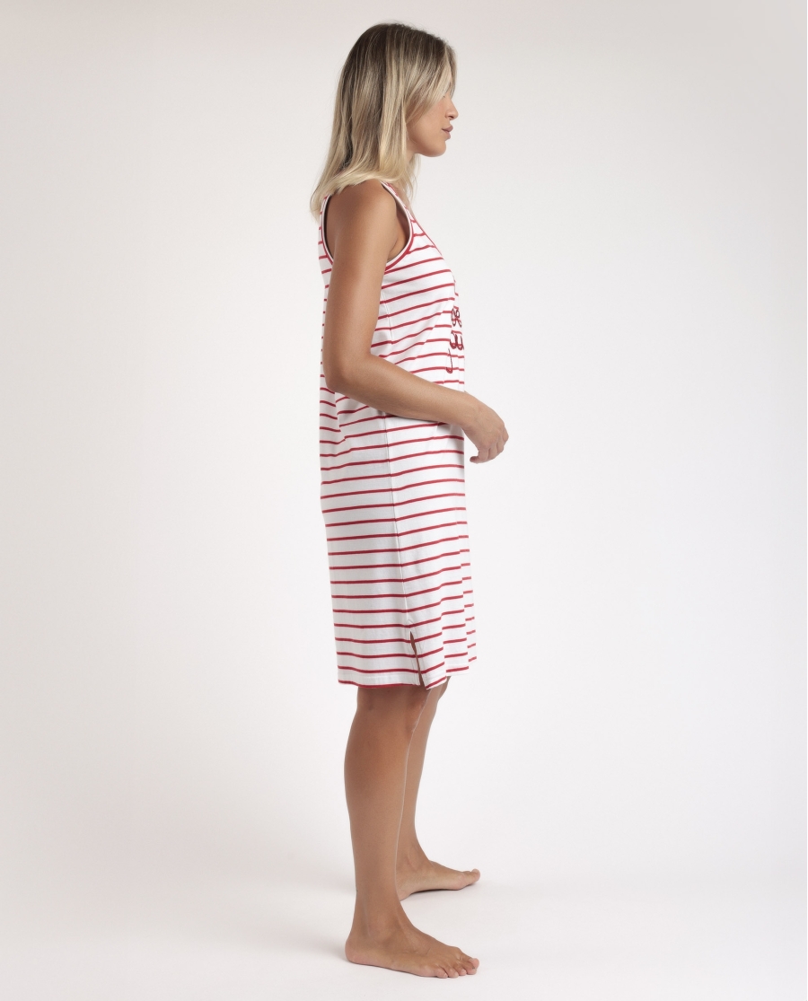 ADMAS Camisola Sin Mangas Sailor Club para Mujer ROJO ADMAS Camisola Sin Mangas Sailor Club para Mujer ROJO