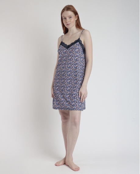 ADMAS Camisola Tirantes Blue And Pink Liberty para Mujer MARINO