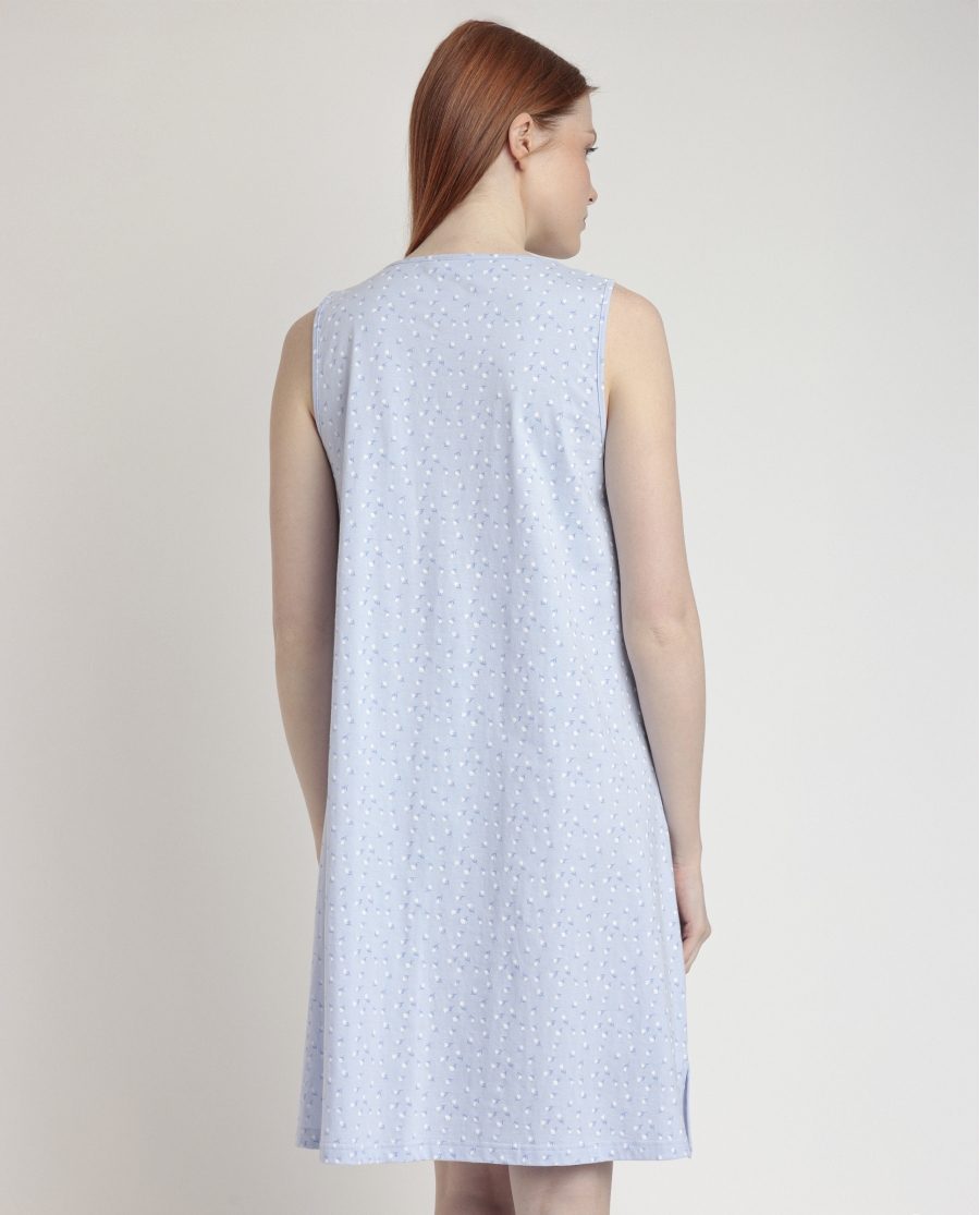 ADMAS CLASSIC Camisola Sin Mangas Classic Blue Flowers para Mujer AZUL ADMAS CLASSIC Camisola Sin Mangas Classic Blue Flowers para Mujer AZUL