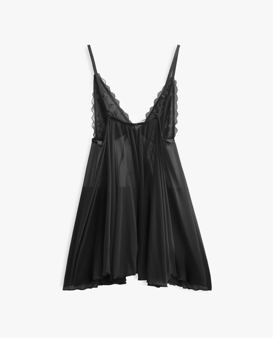 ADMAS Tentación Abierta de Encaje + Braga para Mujer NEGRO ADMAS Tentación Abierta de Encaje + Braga para Mujer NEGRO