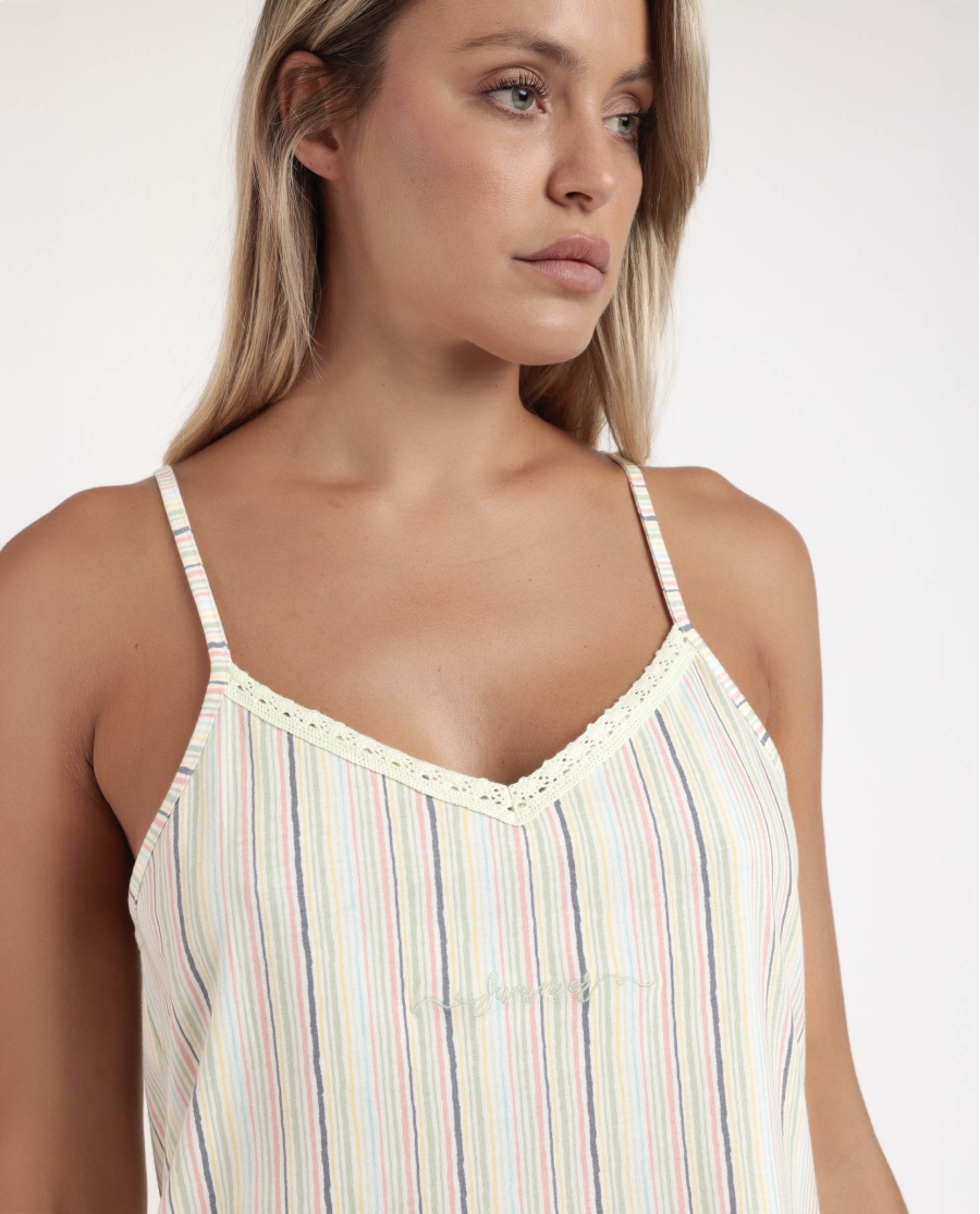 ADMAS Camisola Tirantes Summer Vibes para Mujer MULTICOLOR ADMAS Camisola Tirantes Summer Vibes para Mujer MULTICOLOR