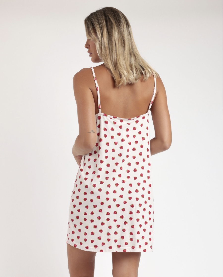 ADMAS Camisola Tirantes Strawberry Field para Mujer ROSA PALO ADMAS Camisola Tirantes Strawberry Field para Mujer ROSA PALO