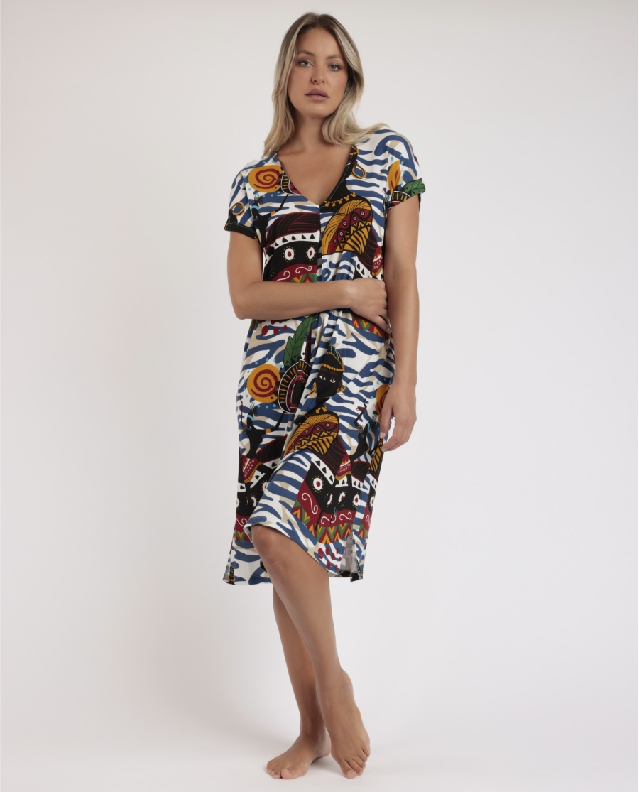 ADMAS LUXURY Camisola Manga Caída Luxury African para Mujer MULTICOLOR ADMAS LUXURY Camisola Manga Caída Luxury African para Mujer MULTICOLOR