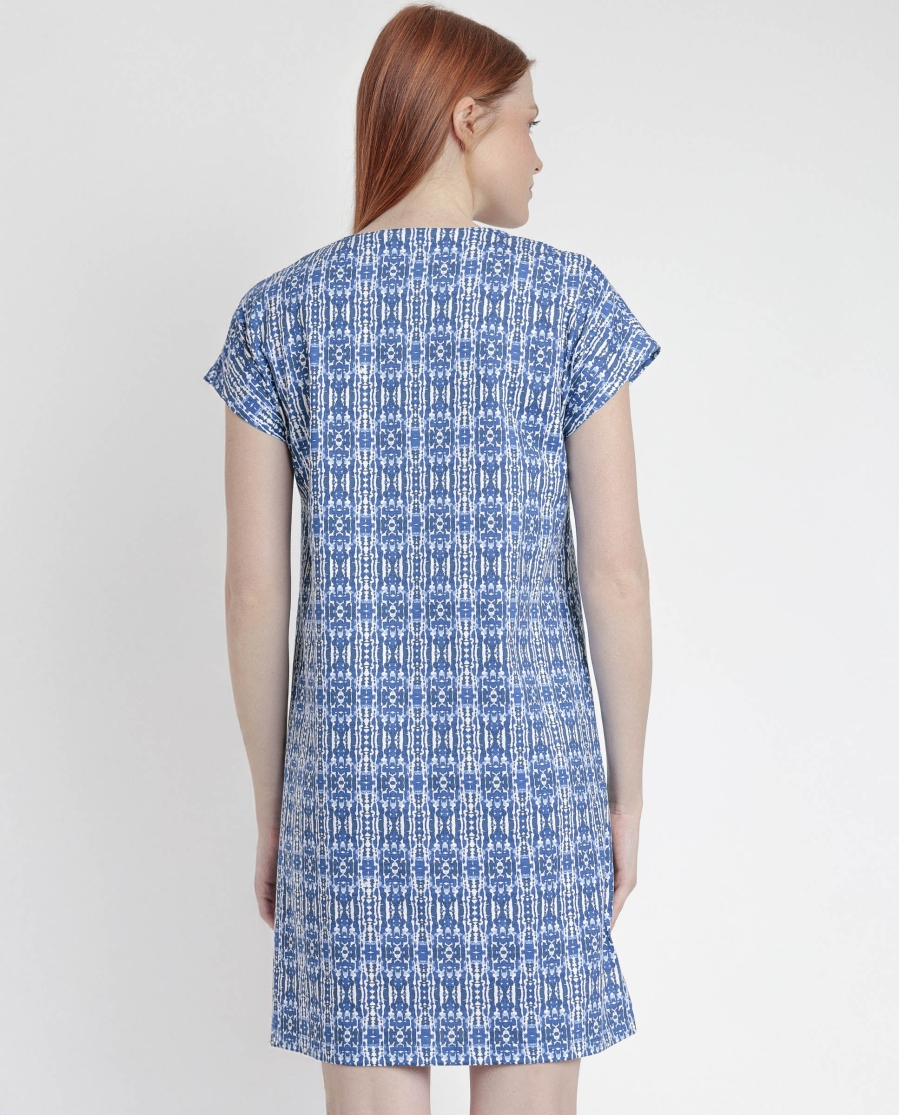 ADMAS Camisola Manga Caída Ibiza Trip para Mujer AZUL