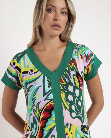 ADMAS LUXURY Camisola Manga Caída Luxury Hippy para Mujer MULTICOLOR 2