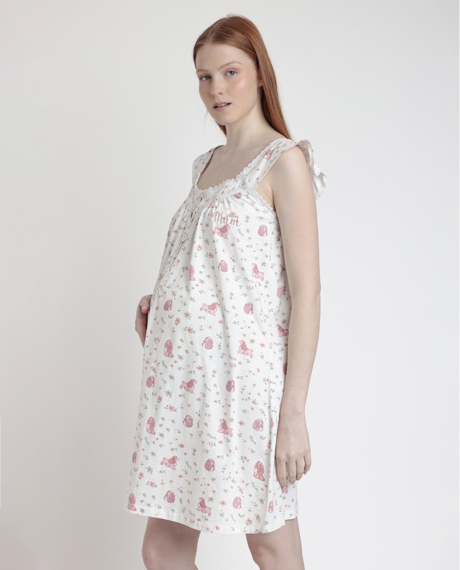 DISNEY Camisola Sin Mangas Lady Mum para Mujer CRUDO DISNEY Camisola Sin Mangas Lady Mum para Mujer CRUDO