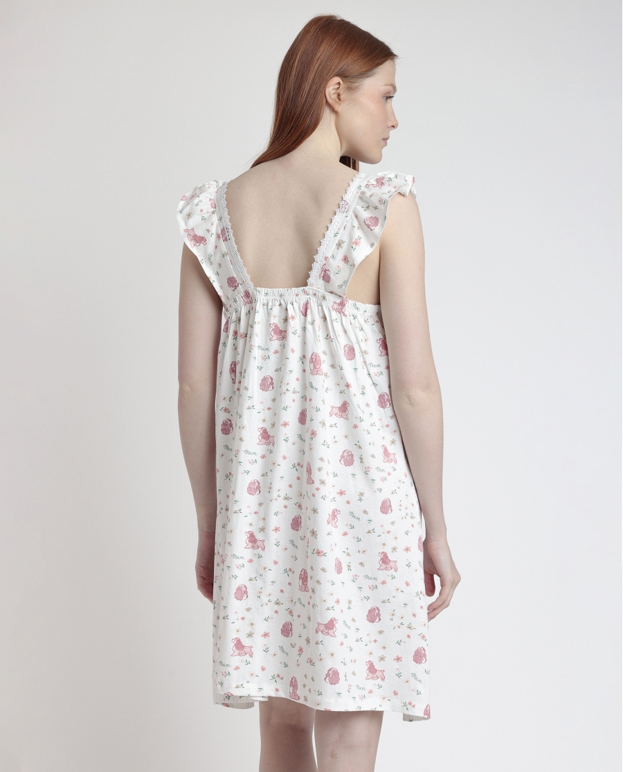 DISNEY Camisola Sin Mangas Lady Mum para Mujer CRUDO DISNEY Camisola Sin Mangas Lady Mum para Mujer CRUDO