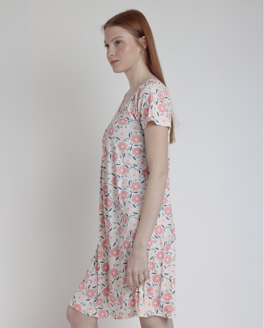 ADMAS GARDEN Camisola Manga Caída Rouse Peony para Mujer SALMON ADMAS GARDEN Camisola Manga Caída Rouse Peony para Mujer SALMON