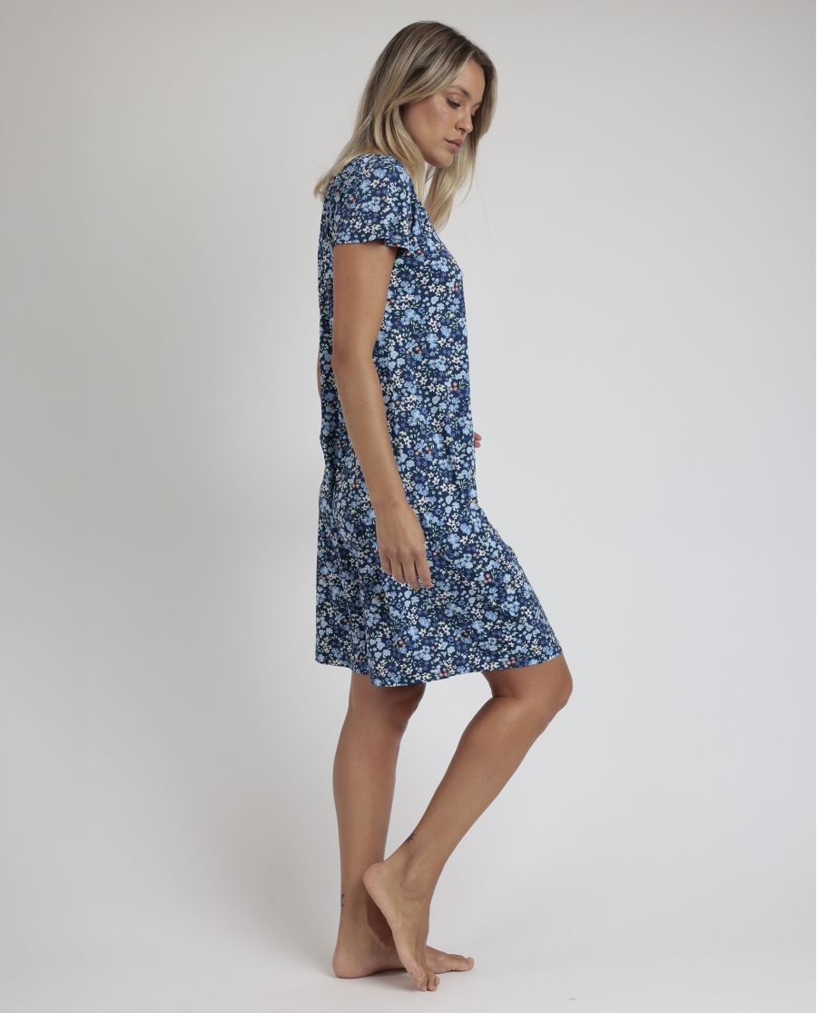 ADMAS GARDEN Camisola Manga Caída Water Lily para Mujer AZUL ADMAS GARDEN Camisola Manga Caída Water Lily para Mujer AZUL