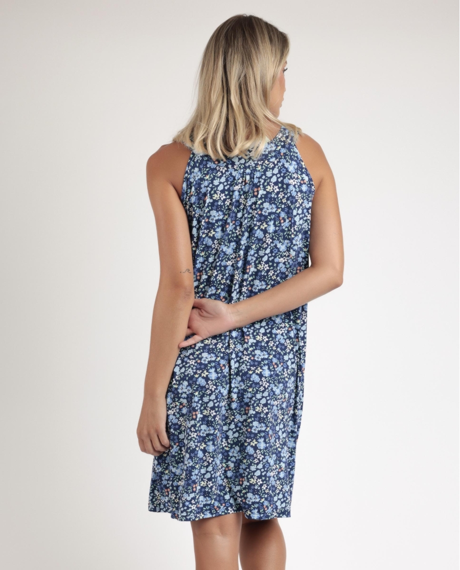 ADMAS GARDEN Camisola Sin Mangas Water Lily para Mujer AZUL ADMAS GARDEN Camisola Sin Mangas Water Lily para Mujer AZUL