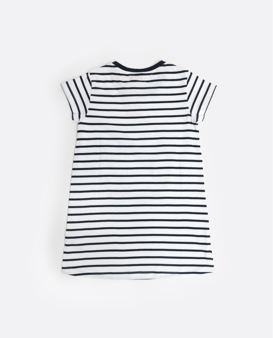 DISNEY Camisola Manga Corta Mickey Patch para Niña MARINO