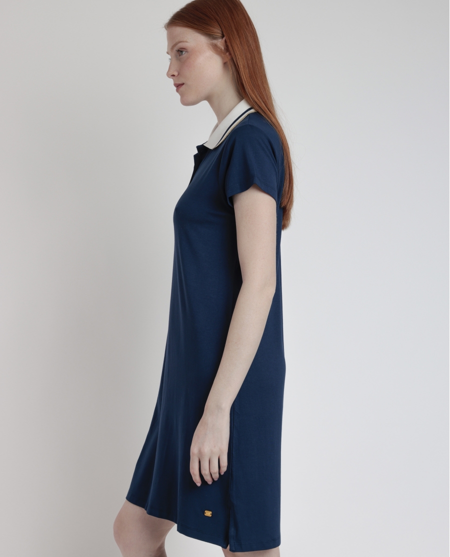 ADMAS Camisola Manga Corta Trip para Mujer MARINO ADMAS Camisola Manga Corta Trip para Mujer MARINO