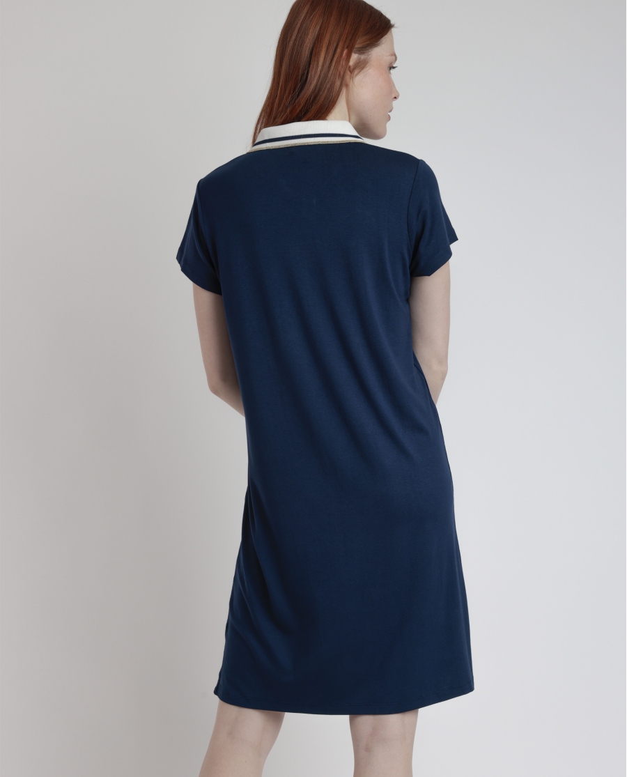 ADMAS Camisola Manga Corta Trip para Mujer MARINO ADMAS Camisola Manga Corta Trip para Mujer MARINO