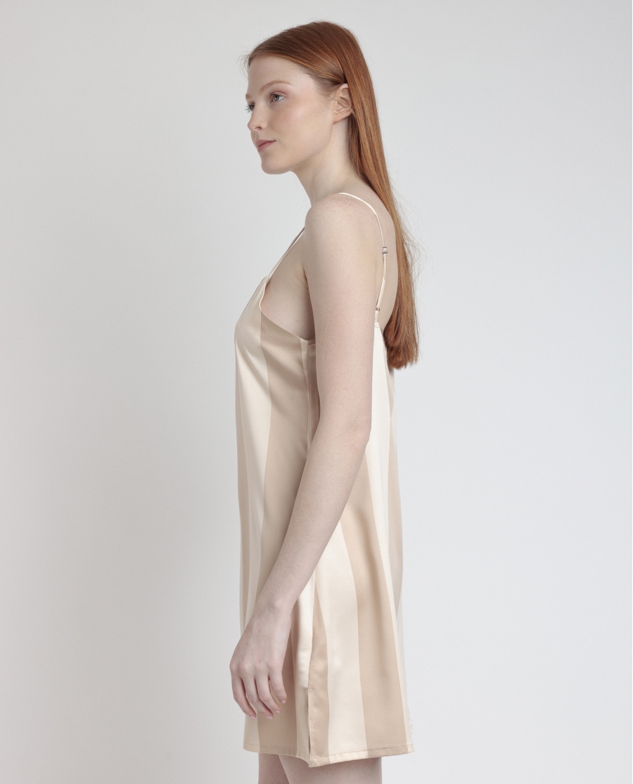 ADMAS CLASSIC Camisola Tirantes Luxe Stripes para Mujer ORO ADMAS CLASSIC Camisola Tirantes Luxe Stripes para Mujer ORO