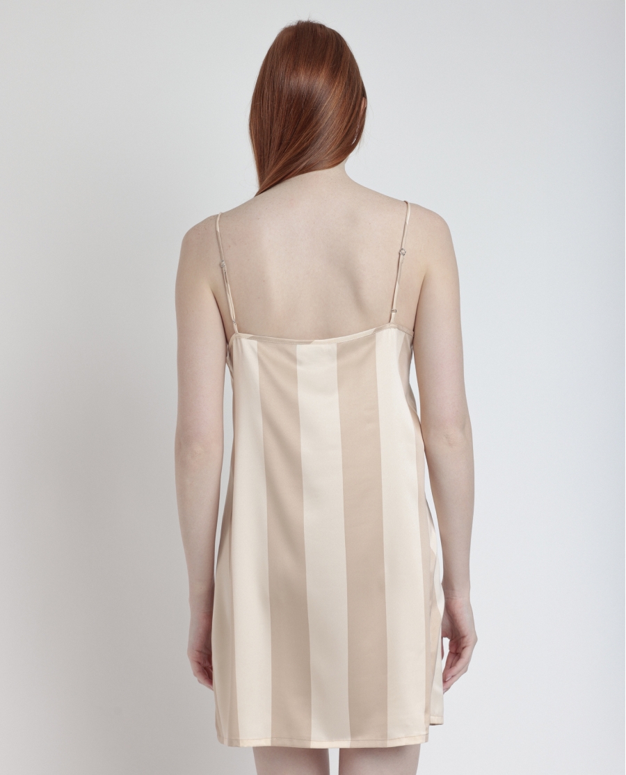 ADMAS CLASSIC Camisola Tirantes Luxe Stripes para Mujer ORO ADMAS CLASSIC Camisola Tirantes Luxe Stripes para Mujer ORO