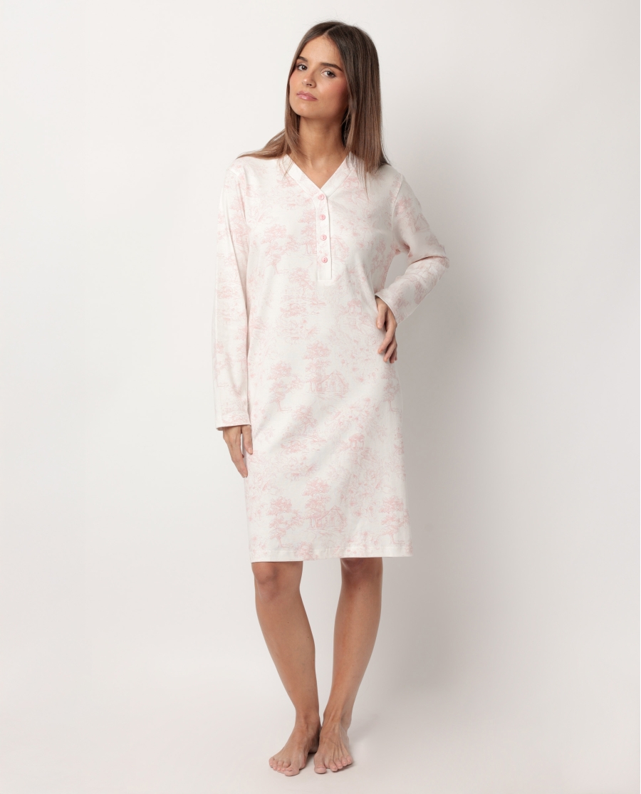 ADMAS CLASSIC Camisola Manga Larga Tapeta Toile De Jouy para Mujer MAQUILLAJE ADMAS CLASSIC Camisola Manga Larga Tapeta Toile De Jouy para Mujer MAQUILLAJE