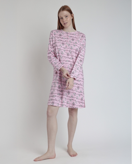 DISNEY Camisola Manga Larga Estampada Tapeta Marie para Mujer ROSA