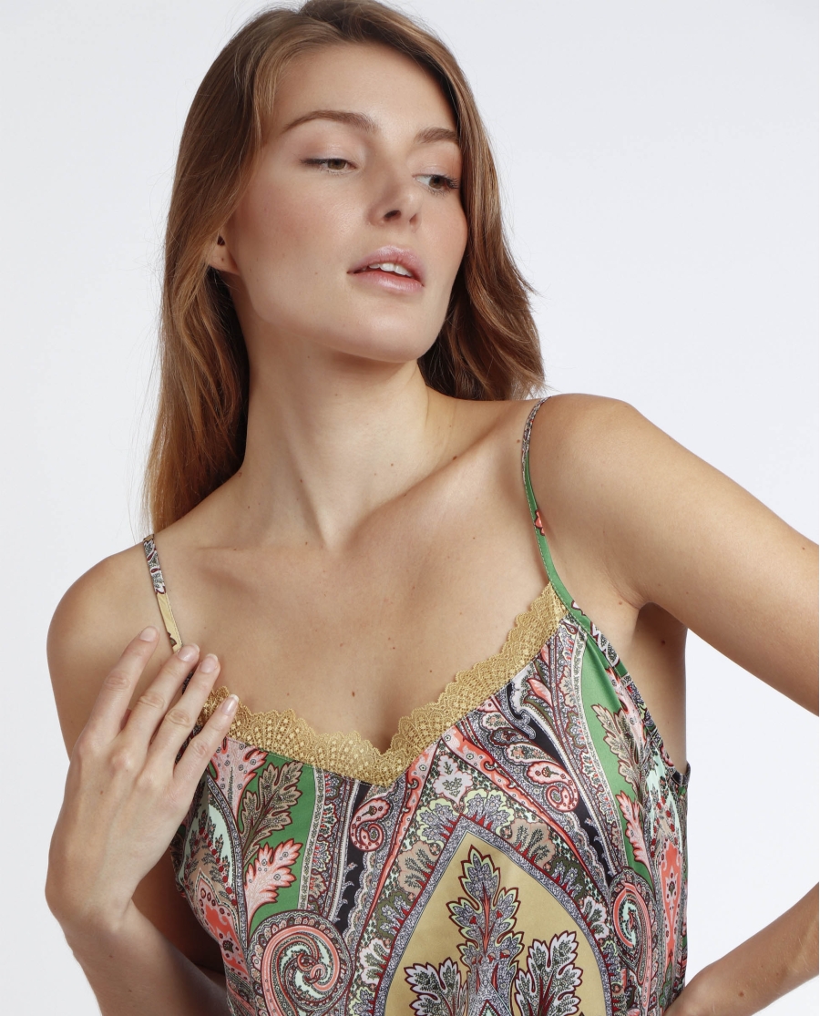 ADMAS GARDEN Pijama Tirantes Bright Cachemire para Mujer MULTICOLOR ADMAS GARDEN Pijama Tirantes Bright Cachemire para Mujer MULTICOLOR