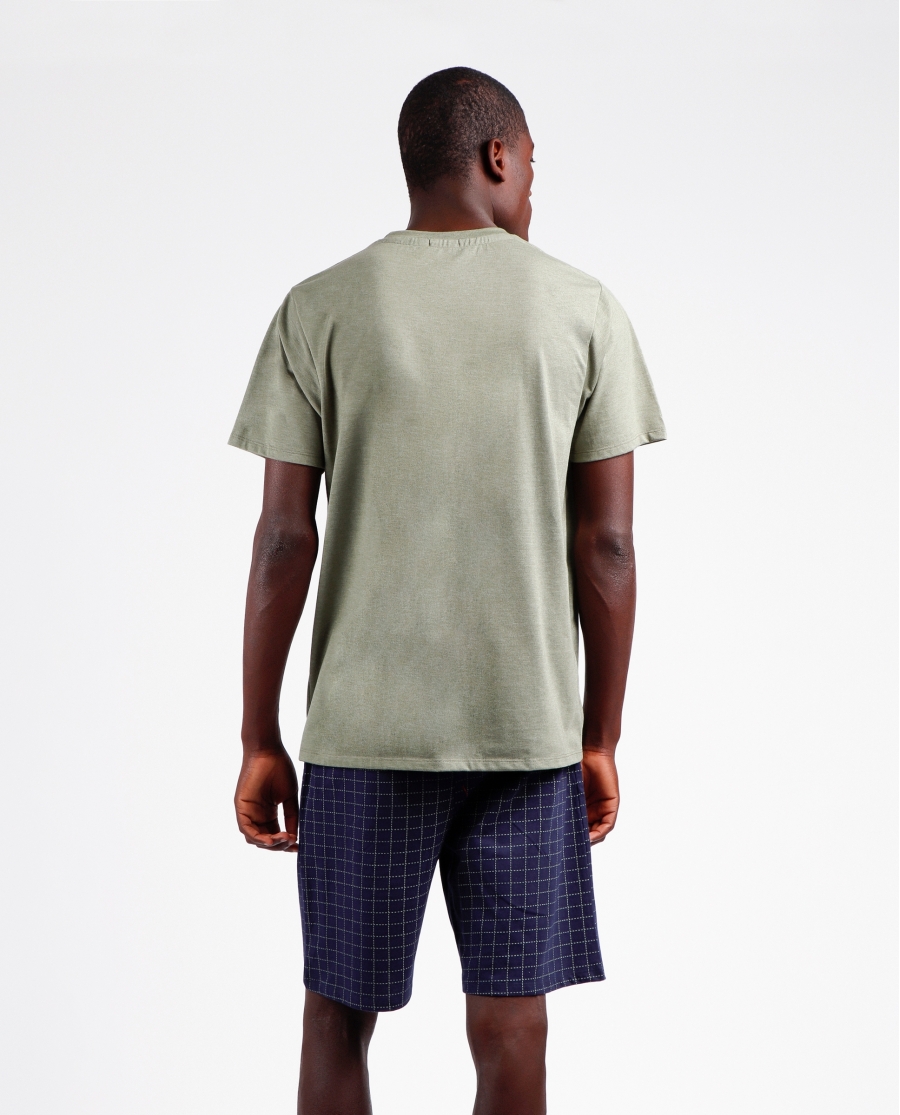 ADMAS Pijama Manga Corta Road para Hombre CAQUI ADMAS Pijama Manga Corta Road para Hombre CAQUI