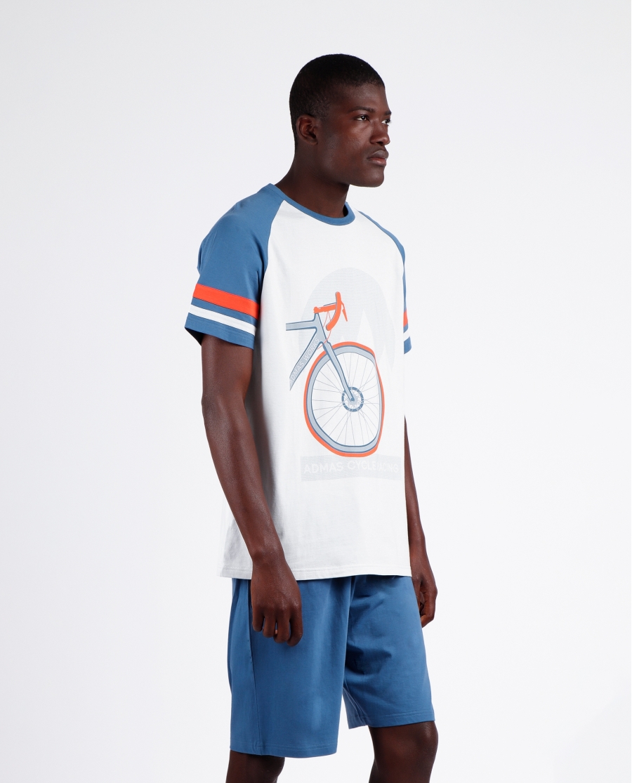 ADMAS Pijama Manga Corta Cycling para Hombre GRIS ADMAS Pijama Manga Corta Cycling para Hombre GRIS