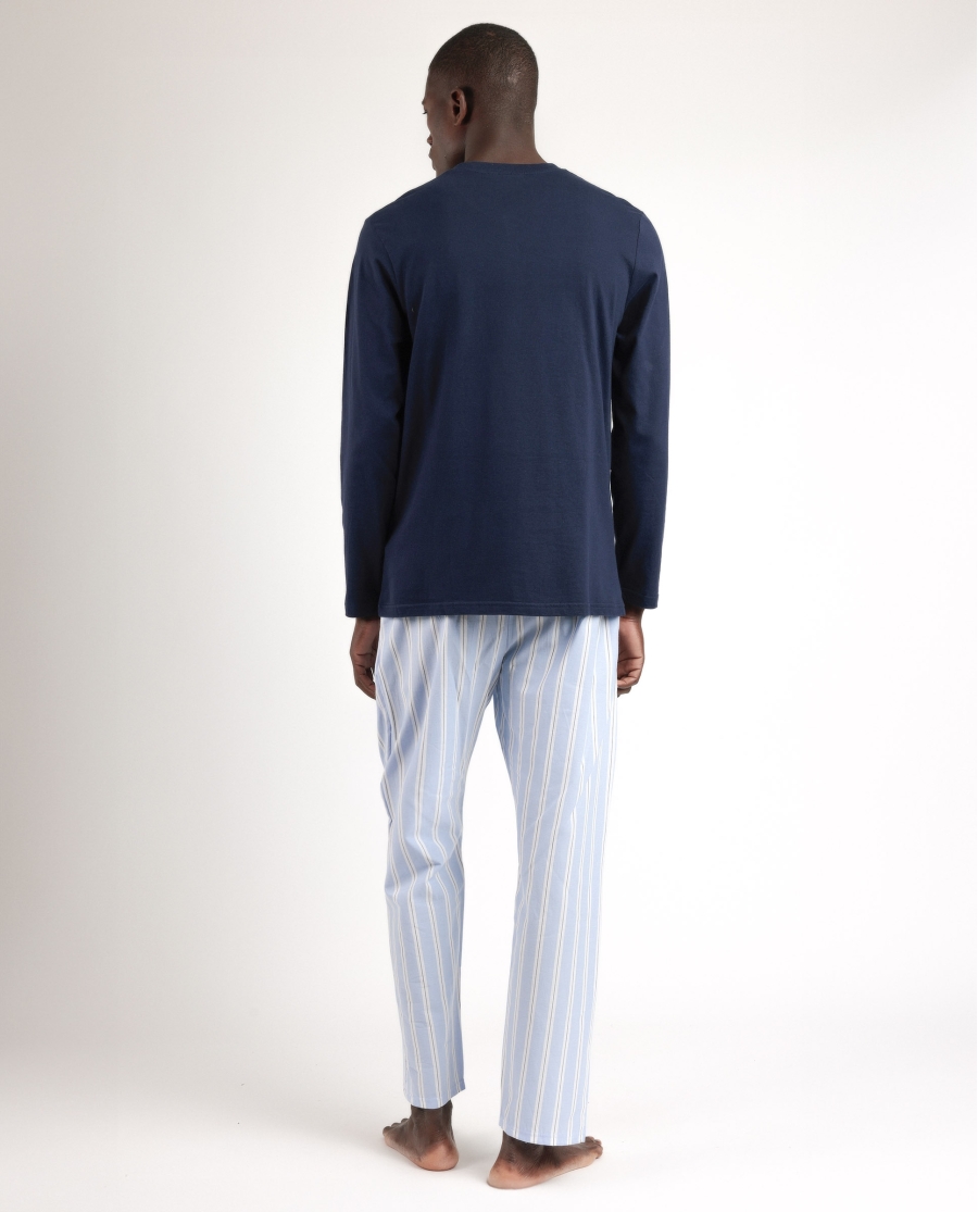 ADMAS CLASSIC Pijama Manga Larga Stripest para Hombre MARINO ADMAS CLASSIC Pijama Manga Larga Stripest para Hombre MARINO