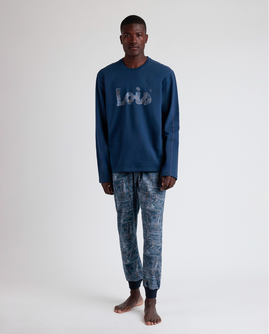 LOIS Pijama Manga Larga Texan para Hombre DENIM LOIS Pijama Manga Larga Texan para Hombre DENIM