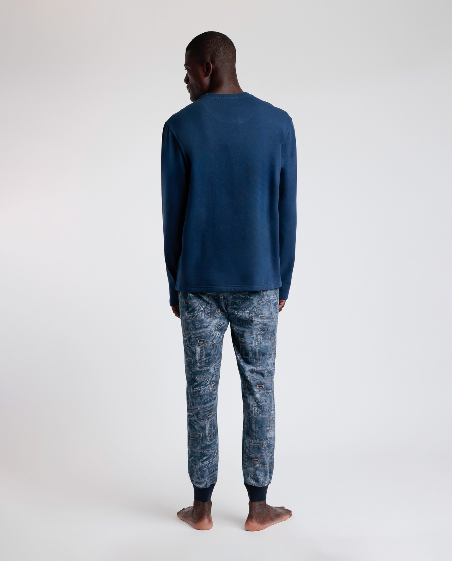 LOIS Pijama Manga Larga Texan para Hombre DENIM LOIS Pijama Manga Larga Texan para Hombre DENIM