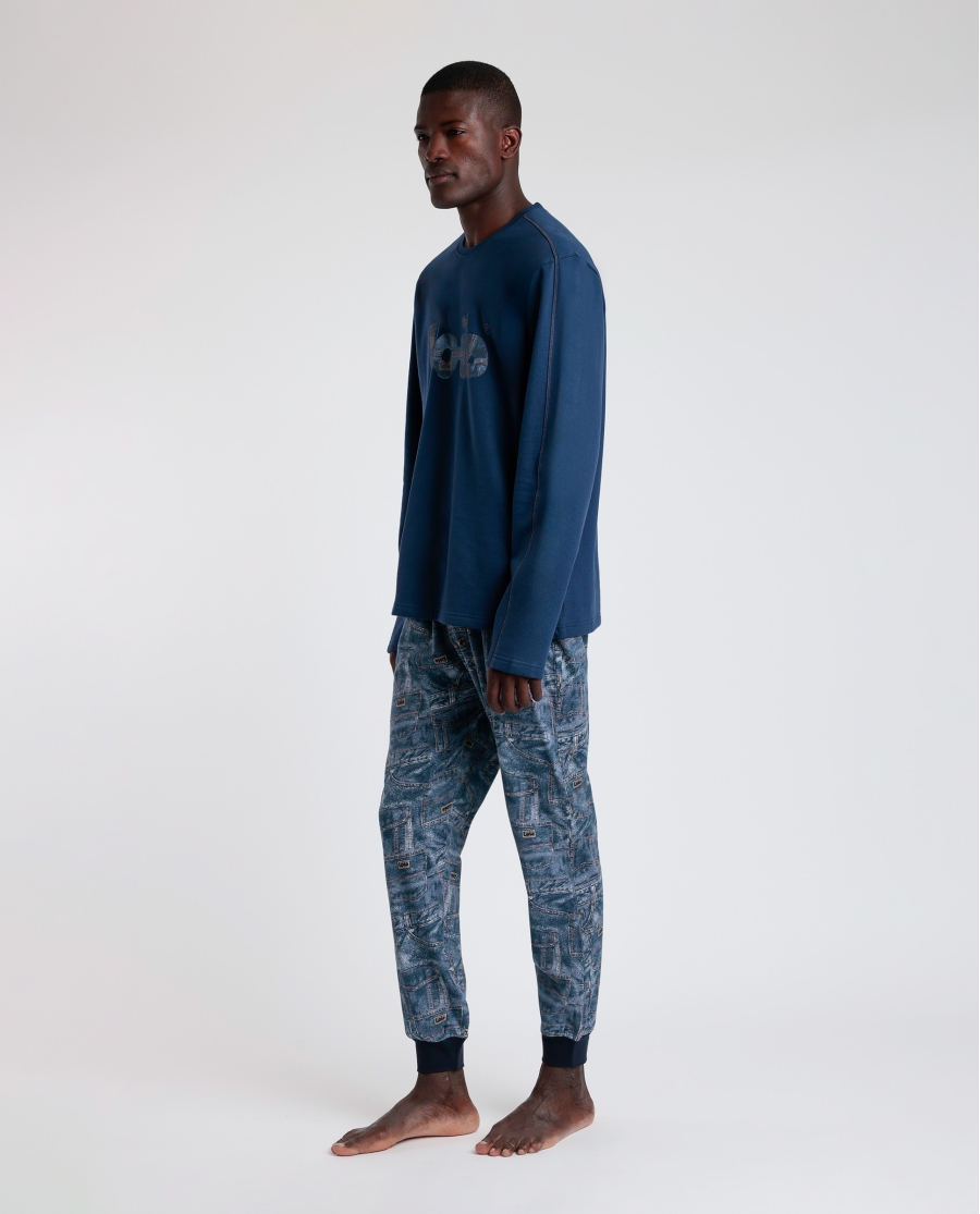 LOIS Pijama Manga Larga Texan para Hombre DENIM LOIS Pijama Manga Larga Texan para Hombre DENIM