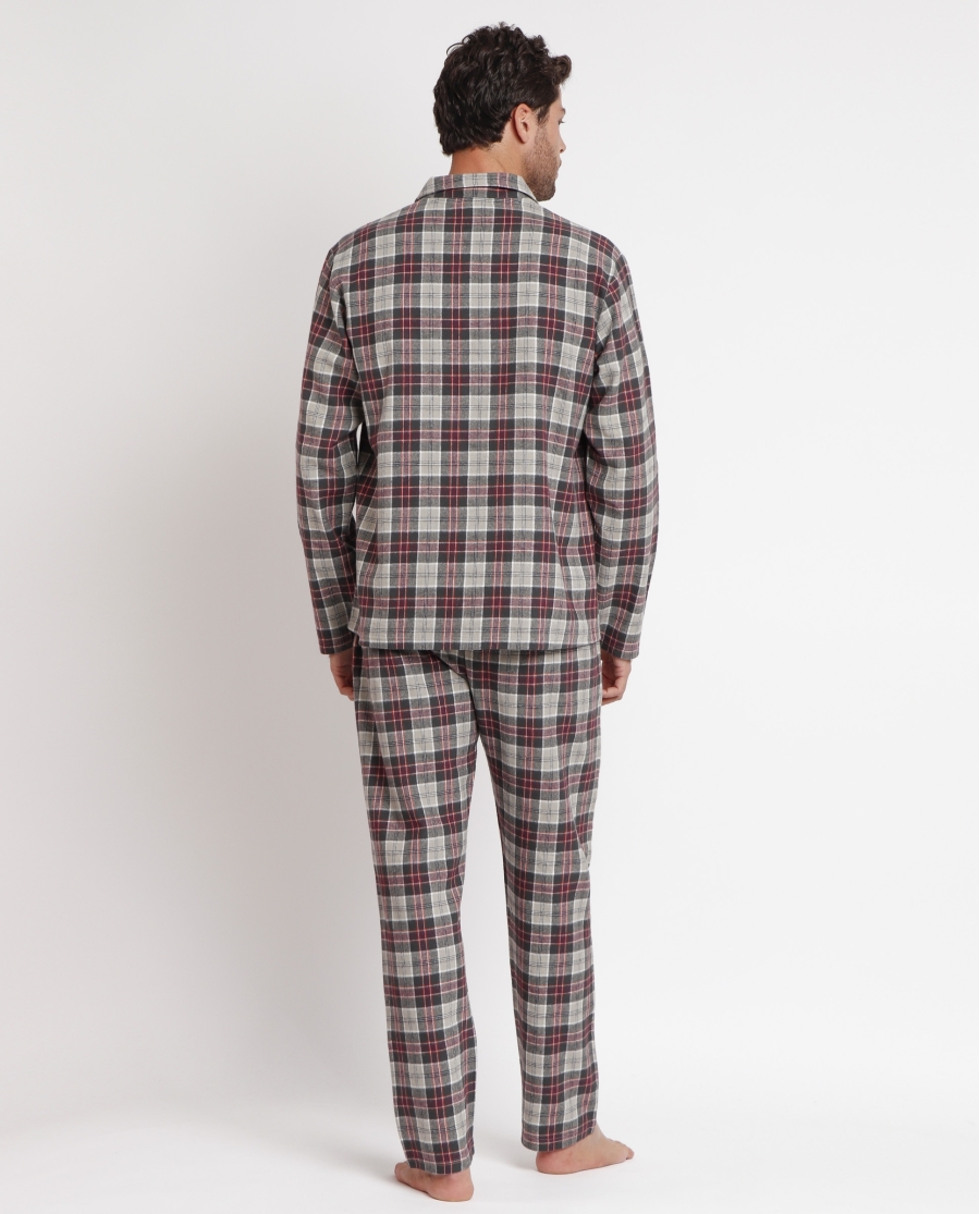 ANTONIO MIRO Pijama Abierto Manga Larga Cobblestone para Hombre BEIGE ANTONIO MIRO Pijama Abierto Manga Larga Cobblestone para Hombre BEIGE