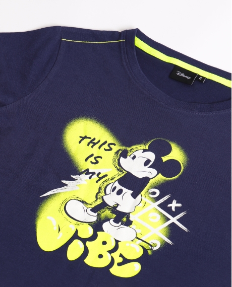 DISNEY Pijama Manga Corta This is my Vibe para Niño MARINO 2