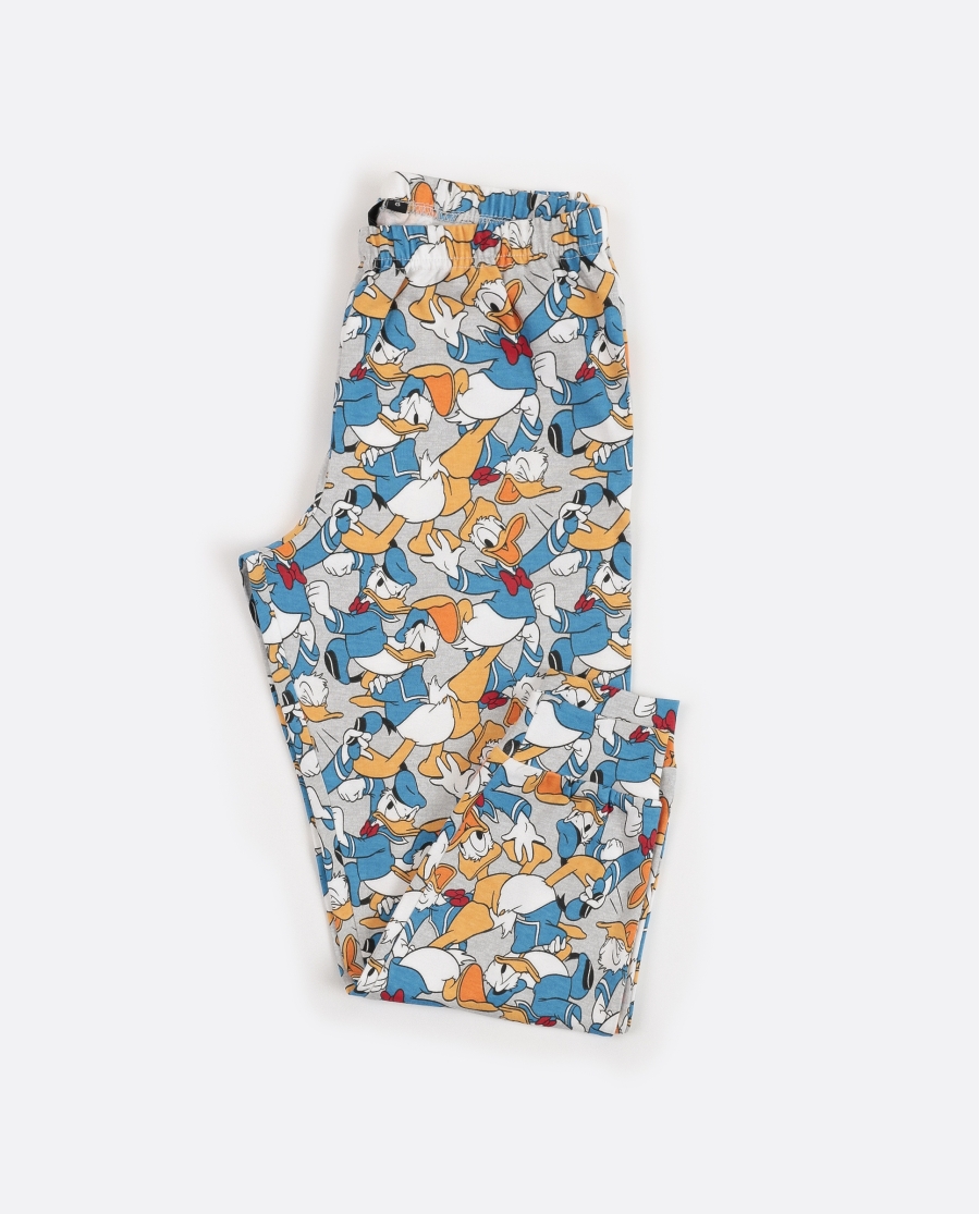 DISNEY Pijama Manga Larga Big Donald para Niño GRIS JASPE DISNEY Pijama Manga Larga Big Donald para Niño GRIS JASPE