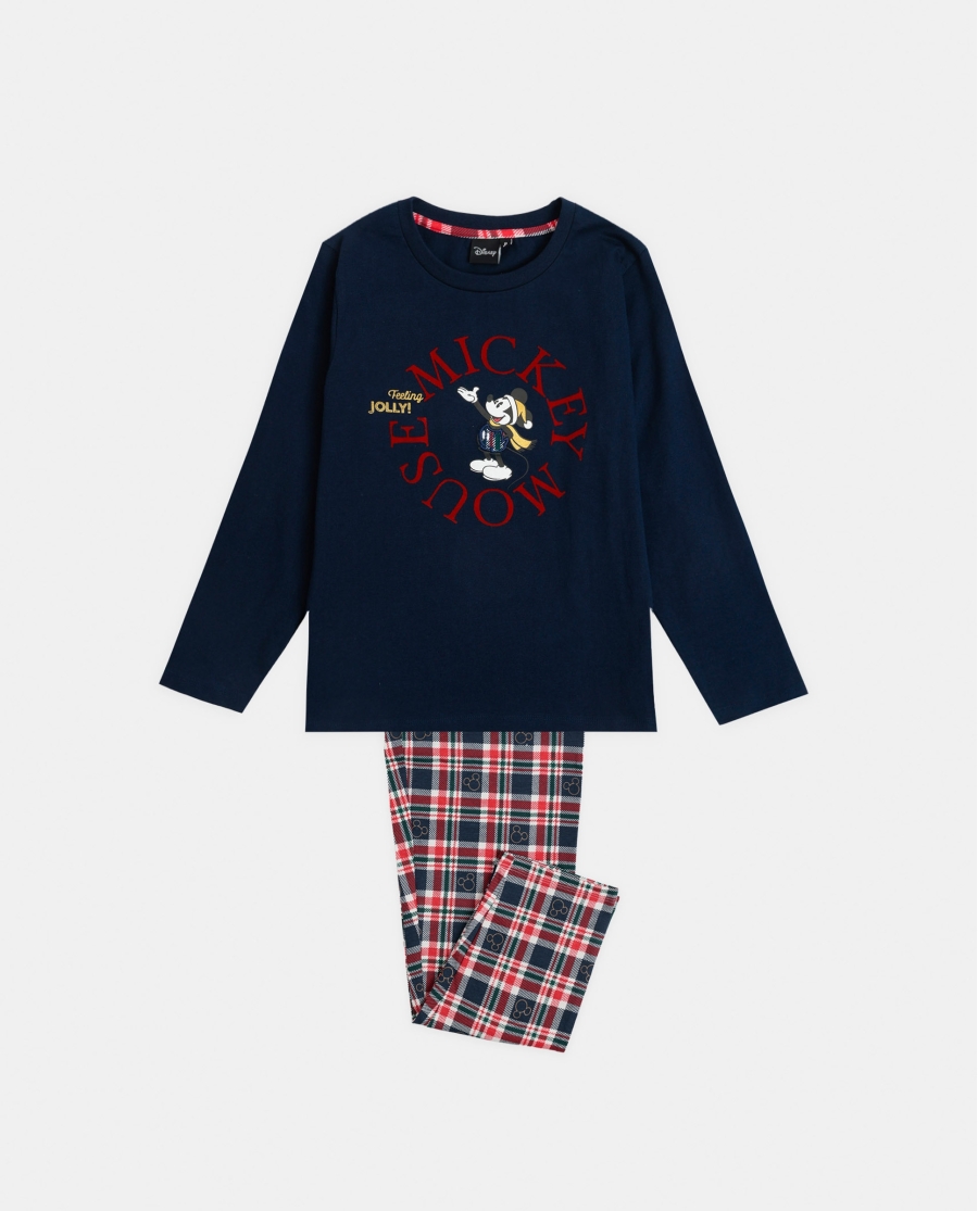 DISNEY Pijama Manga Larga Feeling Jolly para Niño MARINO DISNEY Pijama Manga Larga Feeling Jolly para Niño MARINO