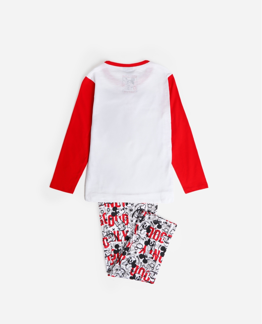 DISNEY Pijama Manga Larga Stay True para Niña ROJO DISNEY Pijama Manga Larga Stay True para Niña ROJO