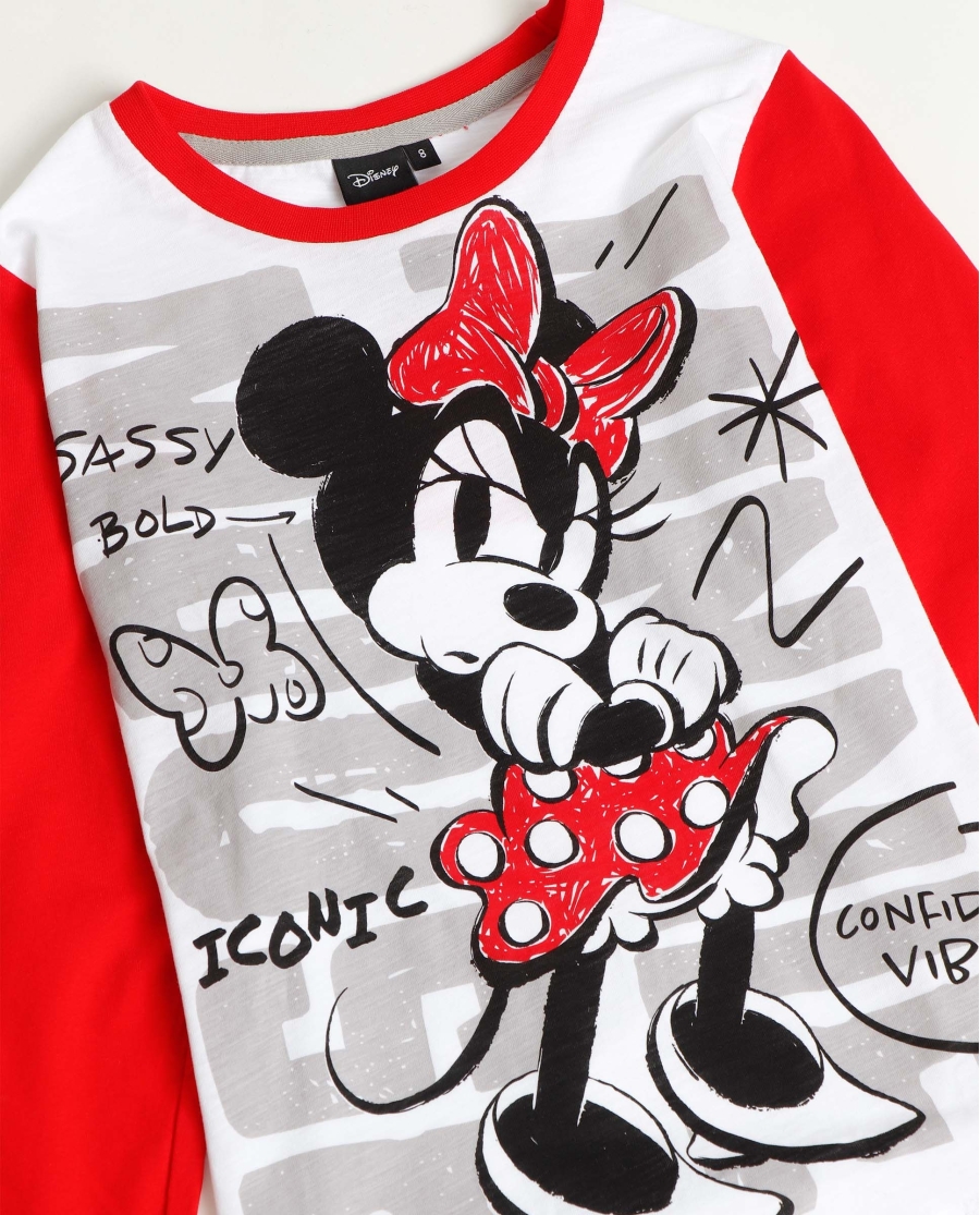 DISNEY Pijama Manga Larga Stay True para Niña ROJO DISNEY Pijama Manga Larga Stay True para Niña ROJO