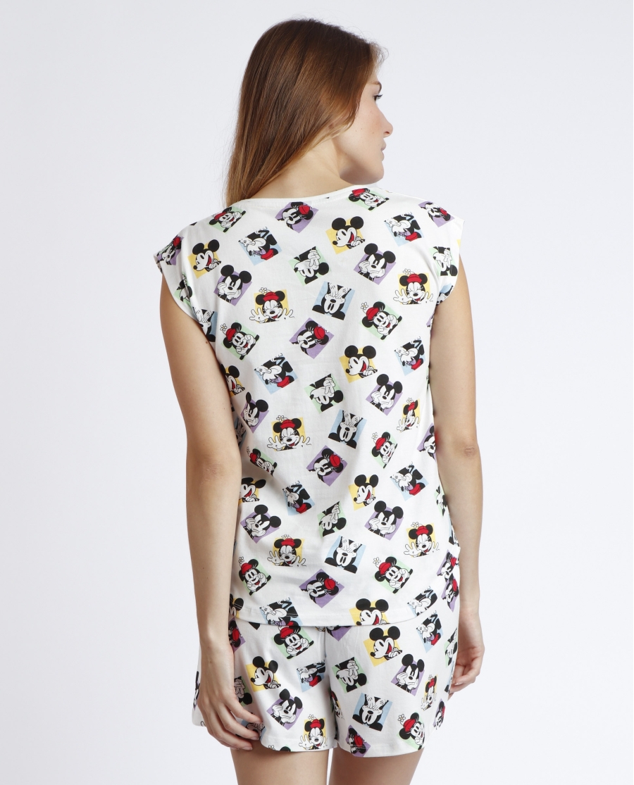 DISNEY Pijama Manga Caída Attitude is Everything para Mujer CRUDO DISNEY Pijama Manga Caída Attitude is Everything para Mujer CRUDO